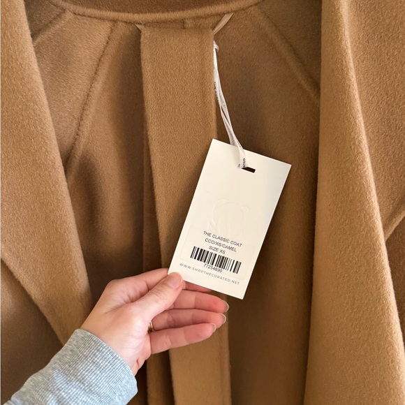 The Curated Camel Classic Coat - NWT, size XS - Picture 2 of 3